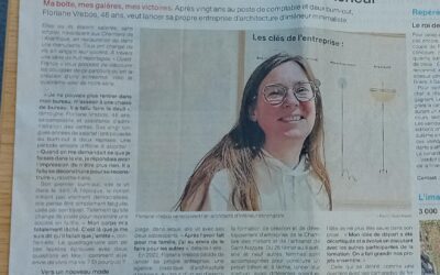 Aménagement intérieur et résilience : mon portrait dans Ouest-France