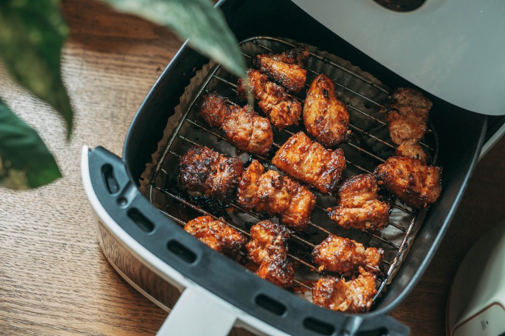 Poulet croustillant cuit à l'air fryer